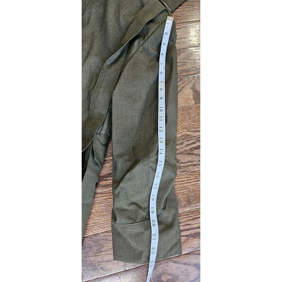 USMC US Marine Corps Officers Service Dress Belted Green Uniform Saco 37S, 29S - Picture 12 of 16